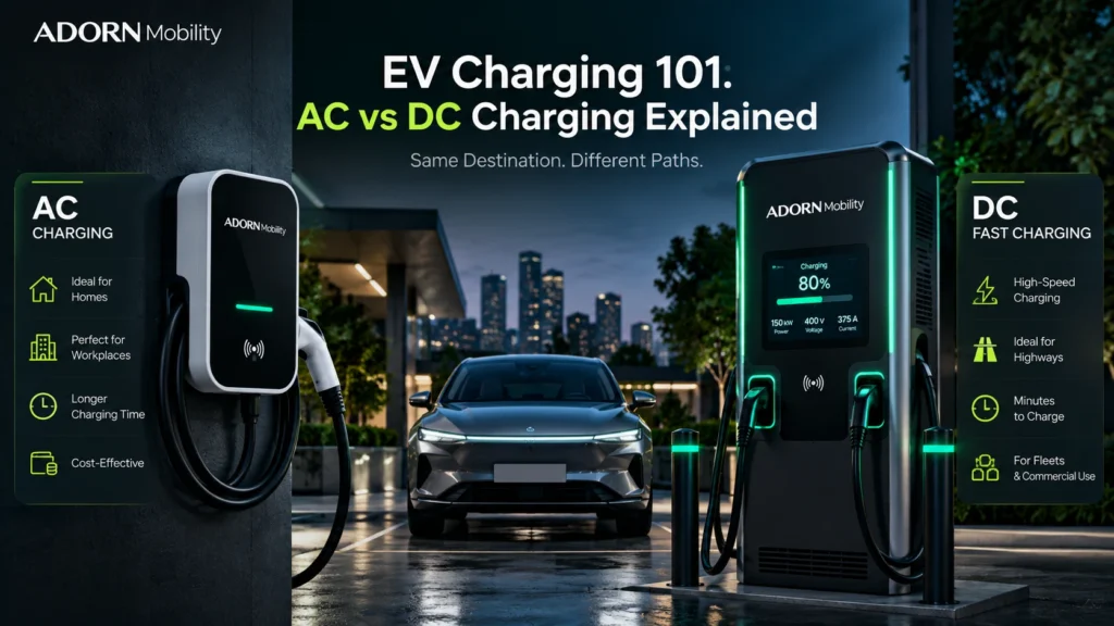 EV Charging 101: AC vs DC Charging Explained