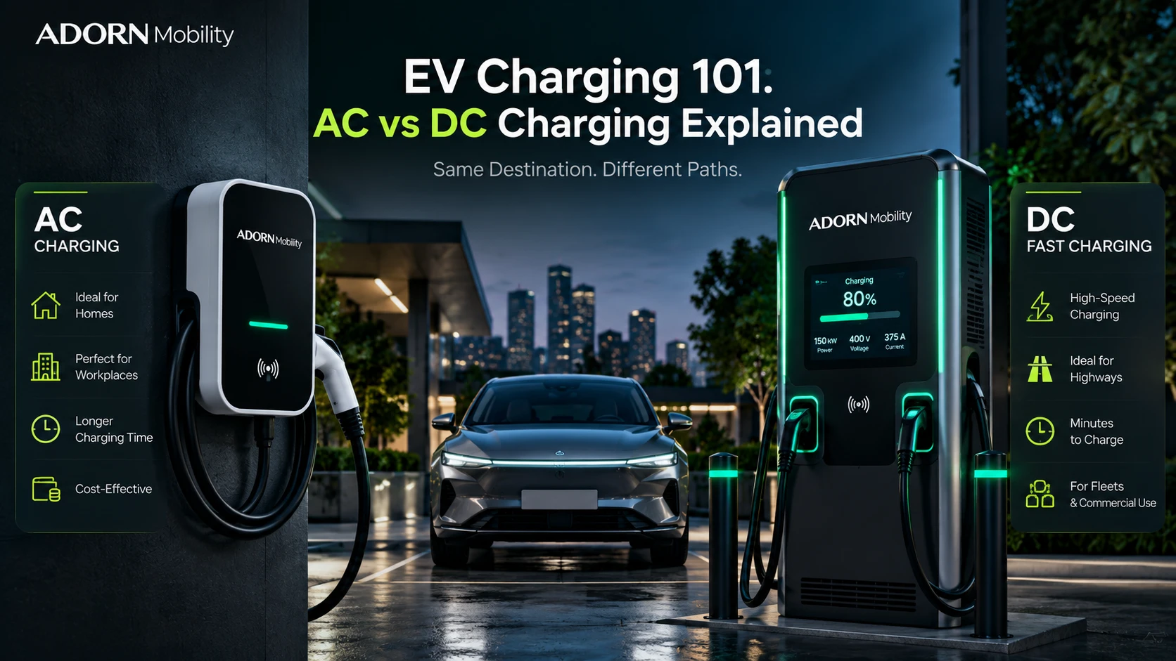 EV Charging 101: AC vs DC Charging Explained
