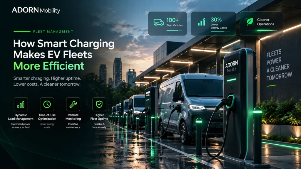 How Smart Charging Makes EV Fleets More Efficient